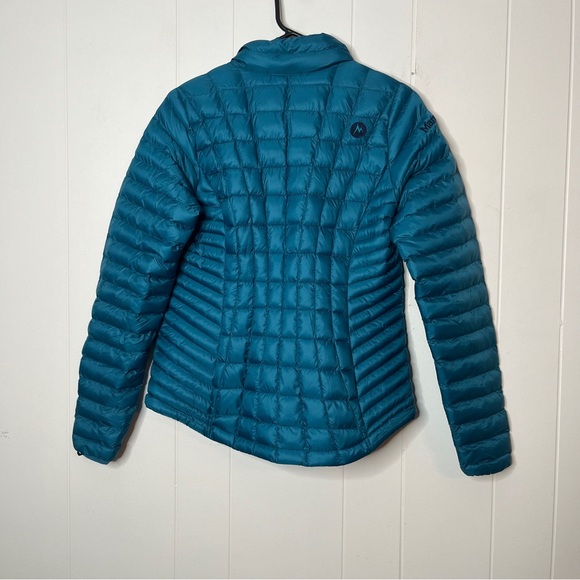 Marmot Women's Featherless Quilted Puffer Jacket Lightweight Insulated Teal XS - Picture 6 of 9
